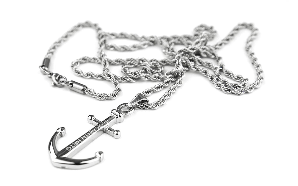 Anker Halskette FRAM silber - Black Mountain Heritage